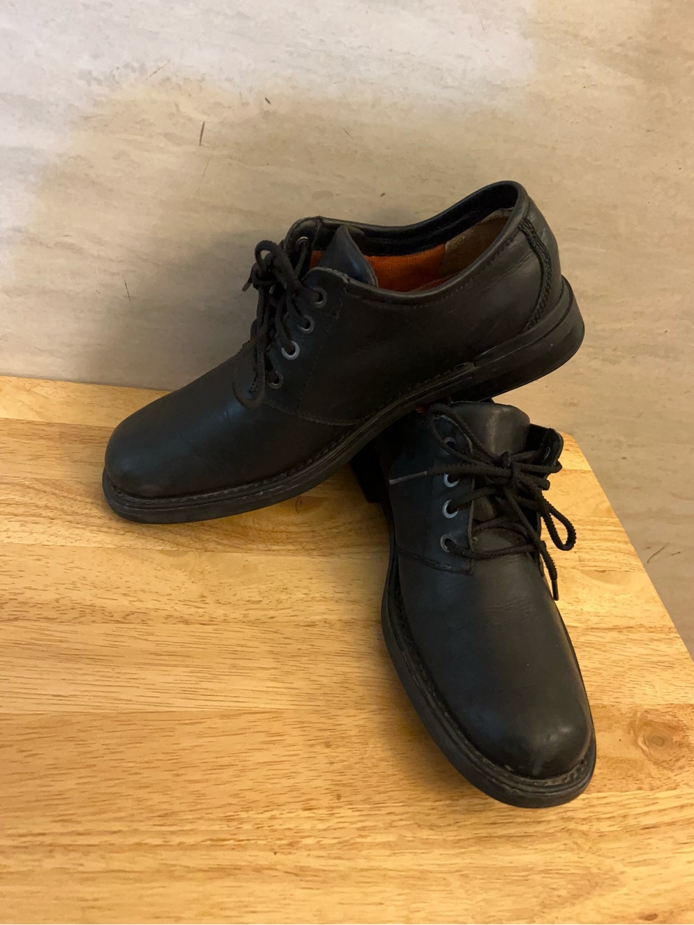 Timberland Waterproof Black Genuine Leather Oxford / Derby Shoe.